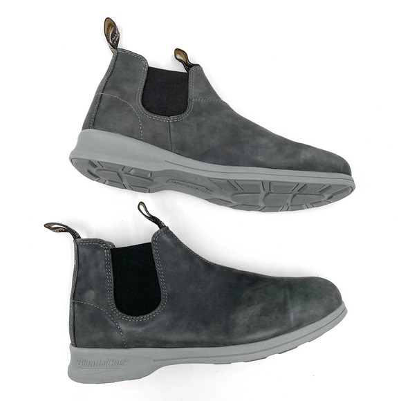 New Blundstone 1398 Gray Suede Leather Chelsea Boots Men's Sz 11 US - Picture 6 of 9